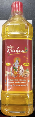 Sri Krishna Groundnut Oil Cold Pressed 1Ltr